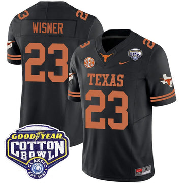 Personalized TL 2026 Cotton Bowl Classic Jersey - Quintrevion Wisner / Black Stitched