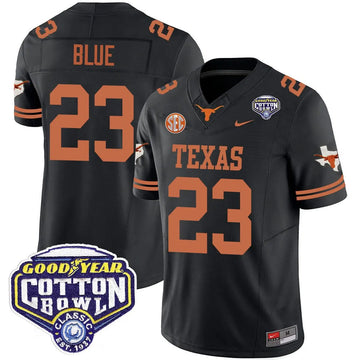 Personalized TL 2026 Cotton Bowl Classic Jersey - Jaydon Blue / Black Stitched