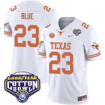 Personalized TL 2026 Cotton Bowl Classic Jersey - Jaydon Blue / White Stitched