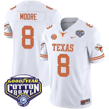 Personalized TL 2026 Cotton Bowl Classic Jersey - Trey Moore / White Stitched