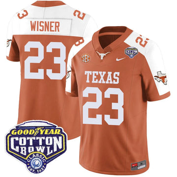 Personalized TL 2026 Cotton Bowl Classic Jersey - Quintrevion Wisner / Orange Alternate Stitched