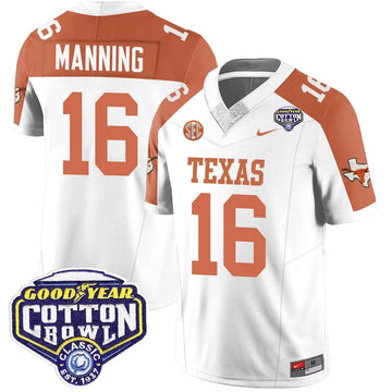 Personalized TL 2026 Cotton Bowl Classic Jersey - Arch Manning / Inverted Stitched