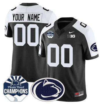 Personalized Custom Gender/Name PSU 2026 Fiesta Bowl Champions Jersey - Black Alternate Stitched