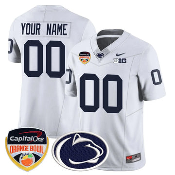 Personalized Custom Gender/Name PSU 2026 Orange Bowl Jersey - White Stitched