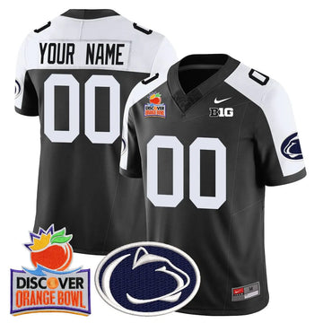 Personalized Custom Gender/Name PSU 2026 Orange Bowl Jersey N1 - Black Alternate Stitched
