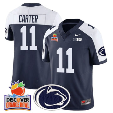 Personalized PSU 2026 Orange Bowl Jersey N1 - Navy Alternate / Abdul Carter Stitched