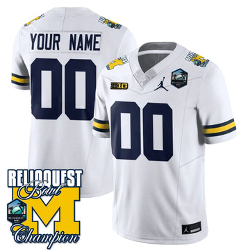 Personalized Custom Gender/Name MW 2026 ReliaQuest Bowl Champions Jersey - White Stitched