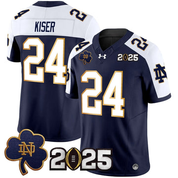 Personalized NDFI 2026 CFP Final Patch Vapor Limited Jersey - Navy Alternate / Jack Kiser Stitched