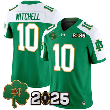 Personalized NDFI 2026 CFP Final Patch Vapor Limited Jersey - Green Alternate / Kris Mitchell Stitched