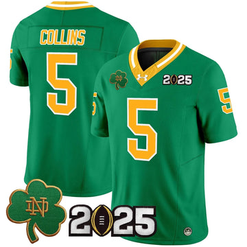 Personalized NDFI 2026 CFP Final Patch Vapor Limited Jersey - Throwback / Beaux Collins Stitched
