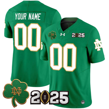 Personalized NDFI 2026 CFP Final Patch Vapor Limited Custom Jersey - Green Stitched