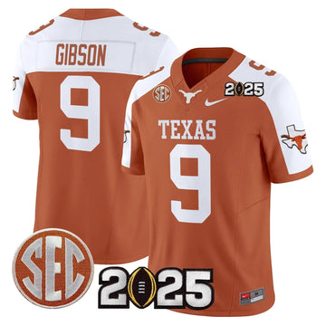 Personalized TL 2026 CFP Final Patch Vapor Limited Jersey - Orange Alternate / Jerrick Gibson Stitched