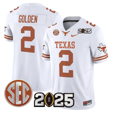 Personalized TL 2026 CFP Final Patch Vapor Limited Jersey - White / Matthew Golden Stitched