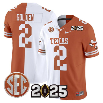 Personalized TL 2026 CFP Final Patch Vapor Limited Jersey - Split / Matthew Golden Stitched