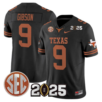 Personalized TL 2026 CFP Final Patch Vapor Limited Jersey - Black / Jerrick Gibson Stitched