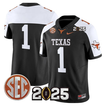 Personalized TL 2026 CFP Final Patch Vapor Limited Jersey - Black Alternate / #1 Team Stitched