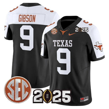 Personalized TL 2026 CFP Final Patch Vapor Limited Jersey - Black Alternate / Jerrick Gibson Stitched