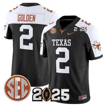 Personalized TL 2026 CFP Final Patch Vapor Limited Jersey - Black Alternate / Matthew Golden Stitched