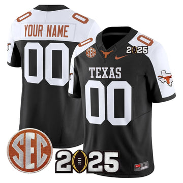 Personalized TL 2026 CFP Final Patch Vapor Limited Custom Jersey - Black Alternate Stitched