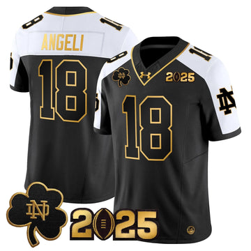 Personalized NDFI 2026 CFP Final Patch Gold Vapor Limited Jersey - Alternate / Steve Angeli Stitched