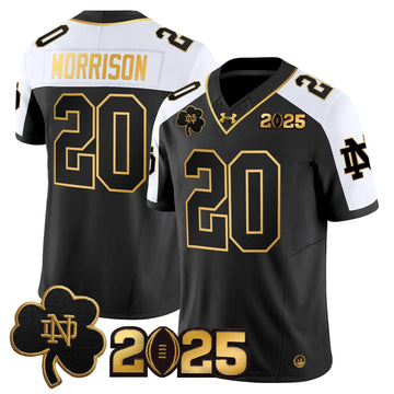 Personalized NDFI 2026 CFP Final Patch Gold Vapor Limited Jersey - Alternate / Benjamin Morrison Stitched