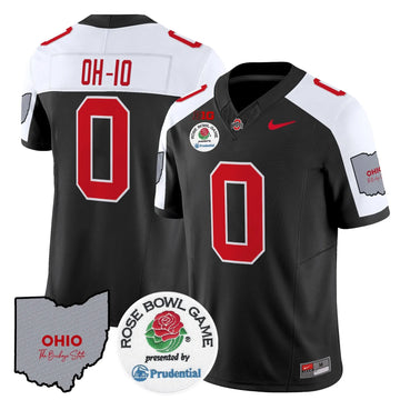 Personalized OSB Rose Bowl Vapor Limited Jersey V2 - Black Alternate / OH-IO Stitched