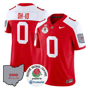 Personalized OSB Rose Bowl Vapor Limited Jersey V2 - Red Alternate / OH-IO Stitched