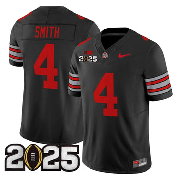 Personalized OSB Jeremiah Smith 2026 Patch Jersey - Black Stitched