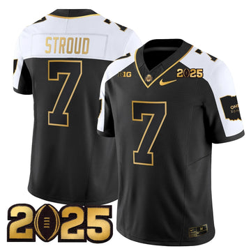 Personalized OSB 'Heritage Stripe' CFP Final Patch Gold Vapor Limited Jersey - Alternate / C J Stroud Stitched
