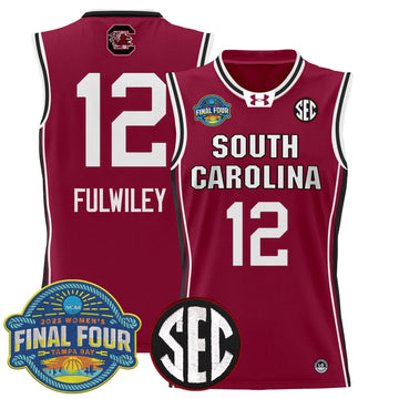 Personalized SCG 2026 Sec Women's Final Four Patch Lightweight Basketball Jersey - Stitched - Garnet / MiLaysia Fulwiley Stitched