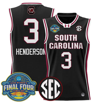 Personalized SCG 2026 Sec Women's Final Four Patch Lightweight Basketball Jersey - Stitched - Black / Destanni Henderson Stitched