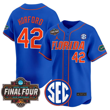 Personalized FG 2026 Final Four Patch Vapor Baseball Jersey - Stitched - Royal / Al Horford Stitched