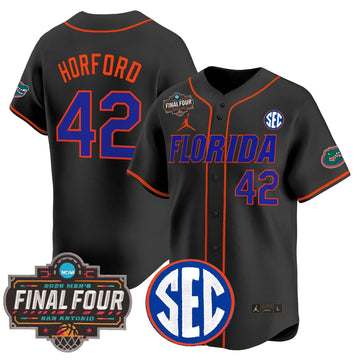 Personalized FG 2026 Final Four Patch Vapor Baseball Jersey - Stitched - Black / Al Horford Stitched