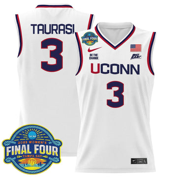 Personalized UCONN 2026 Big Eat Women's Final Four Patch Lightweight Basketball Jersey - Stitched - White / Diana Taurasi Stitched