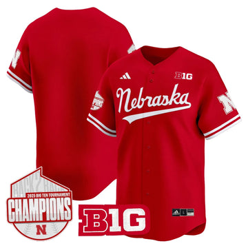 Personalized NH Back 2 Back Champions Patch Vapor Premier Limited Jersey - Scarlet / Team Stitched