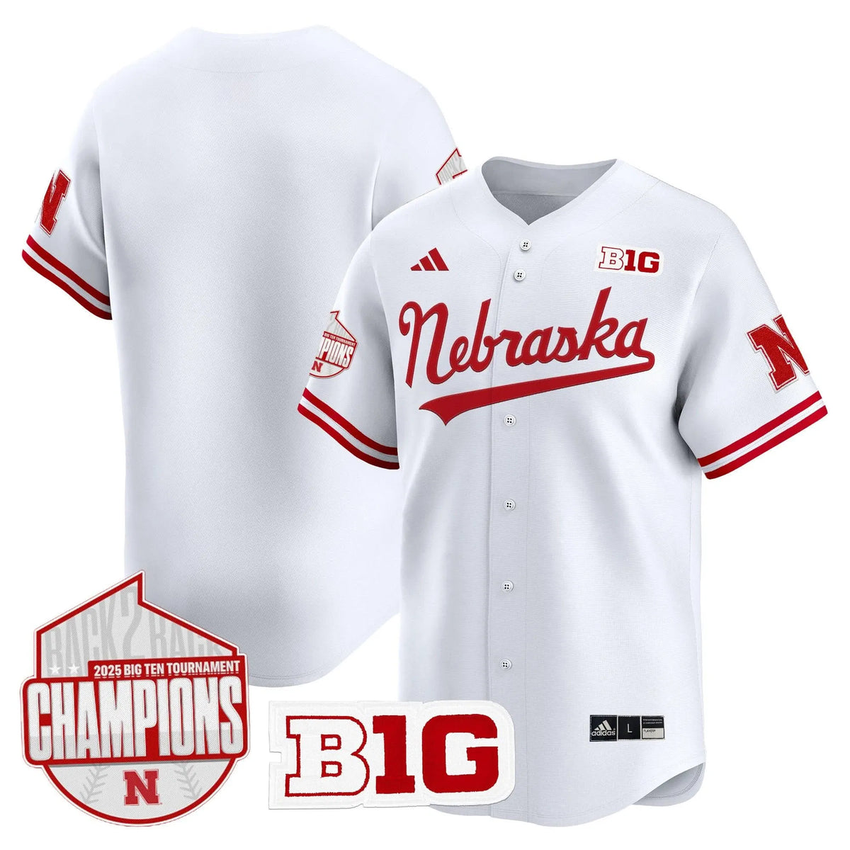 Personalized NH Back 2 Back Champions Patch Vapor Premier Limited Jersey - White / Team Stitched