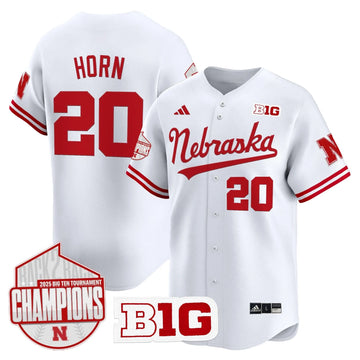 Personalized NH Back 2 Back Champions Patch Vapor Premier Limited Jersey - White / Ty Horn Stitched