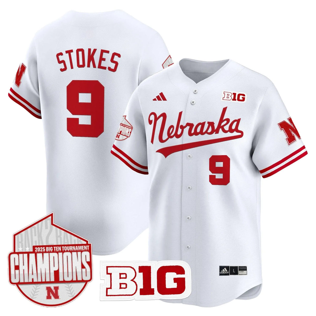 Personalized NH Back 2 Back Champions Patch Vapor Premier Limited Jersey - White / Rhett Stokes Stitched