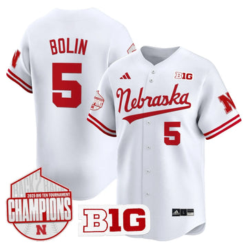 Personalized NH Back 2 Back Champions Patch Vapor Premier Limited Jersey - White / Robby Bolin Stitched