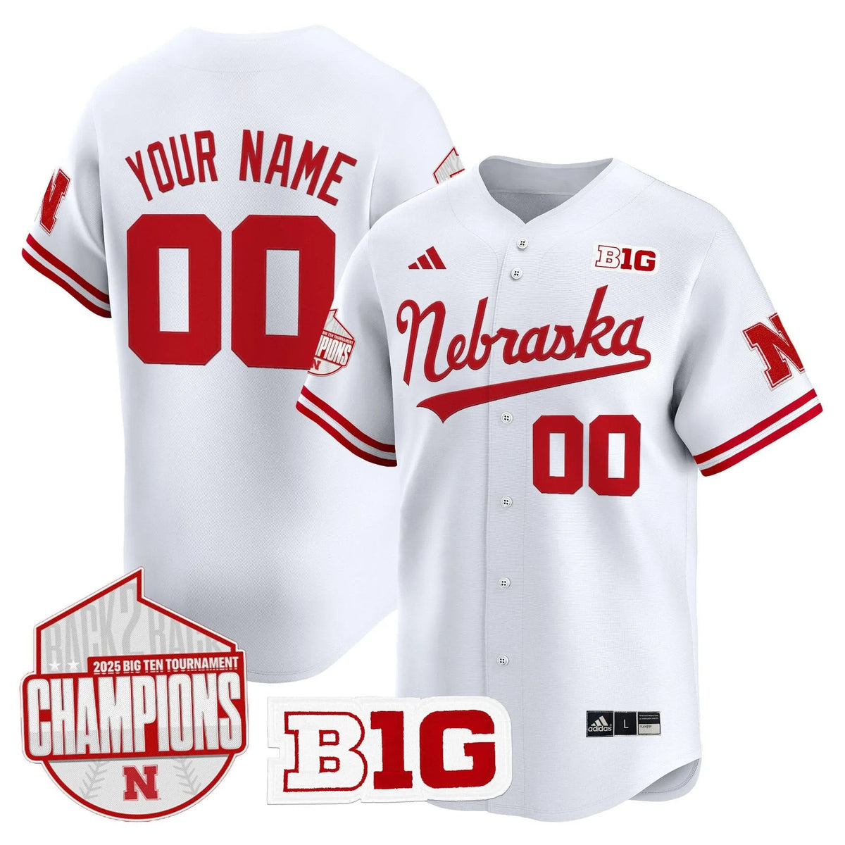 Personalized NH Back 2 Back Champions Patch Vapor Premier Limited Custom Jersey - White Stitched