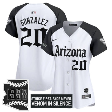 Personalized Women's AD 'Gothic Desert Fang Edition' Vapor Premier Limited Jersey - Stitched - Alternate / Luis Gonzalez Stitched