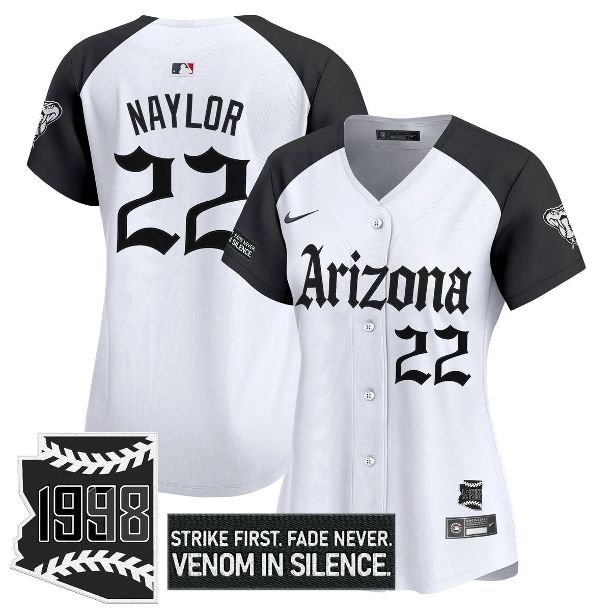 Personalized Women's AD 'Gothic Desert Fang Edition' Vapor Premier Limited Jersey - Stitched - Alternate / Josh Naylor Stitched
