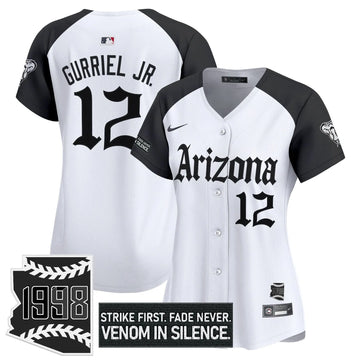 Personalized Women's AD 'Gothic Desert Fang Edition' Vapor Premier Limited Jersey - Stitched - Alternate / Lourdes Gurriel Jr. Stitched