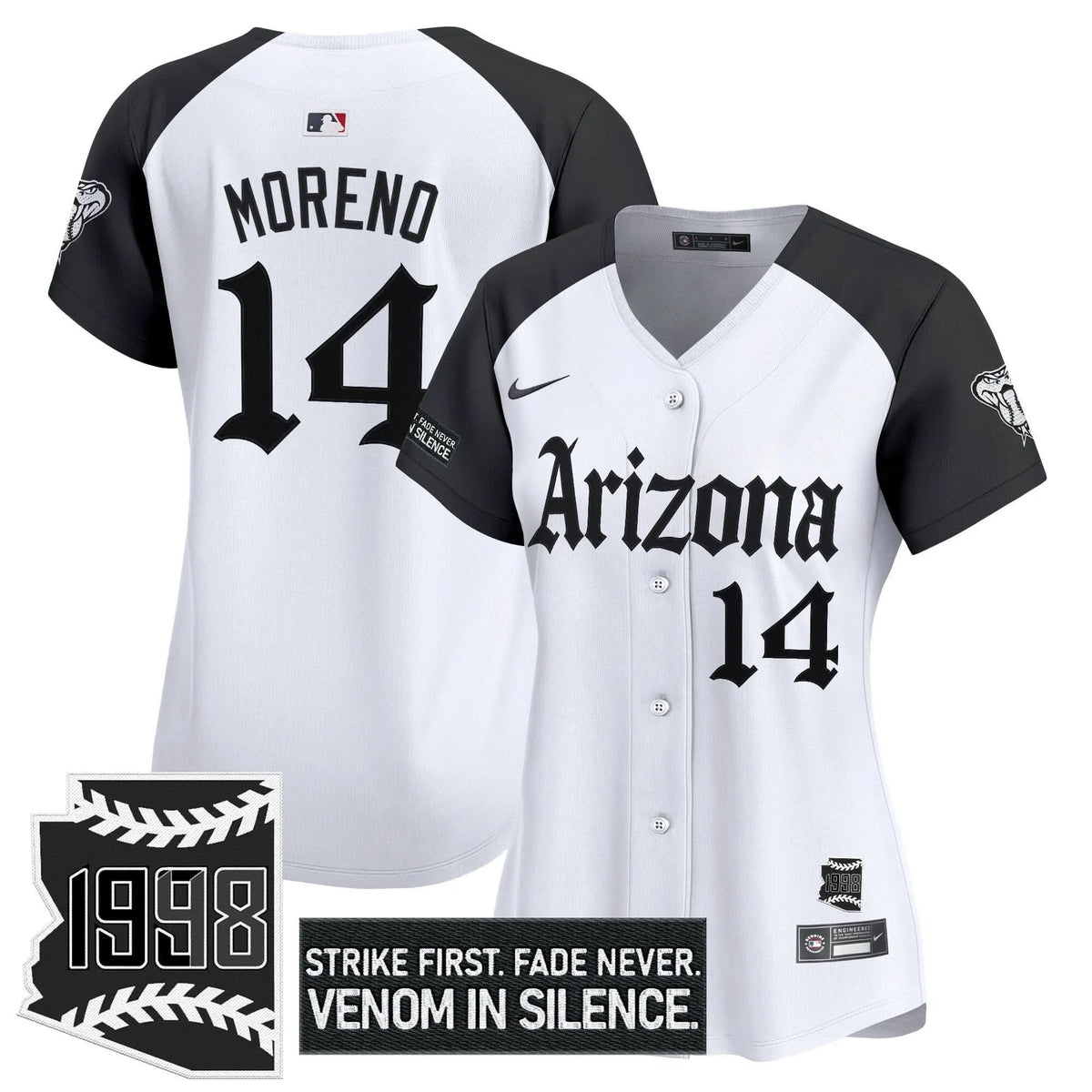 Personalized Women's AD 'Gothic Desert Fang Edition' Vapor Premier Limited Jersey - Stitched - Alternate / Gabriel Moreno Stitched