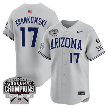 Personalized ARIZ 2026 Big 12 Champions Vapor Premier Limited Jersey - Owen Kramkowski Stitched
