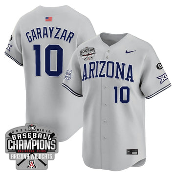 Personalized ARIZ 2026 Big 12 Champions Vapor Premier Limited Jersey - Raul Garayzar Stitched