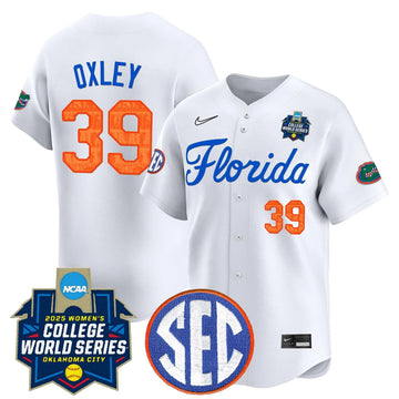 Personalized FG Softball 2026 World Series (WCWS) Vapor Premier Limited Jersey - Stitched - White / Katelynn Oxley Stitched