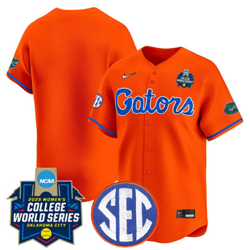 Personalized FG Softball 2026 World Series (WCWS) Vapor Premier Limited Jersey - Stitched - Orange / Team Stitched