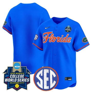 Personalized FG Softball 2026 World Series (WCWS) Vapor Premier Limited Jersey - Stitched - Royal / Team Stitched