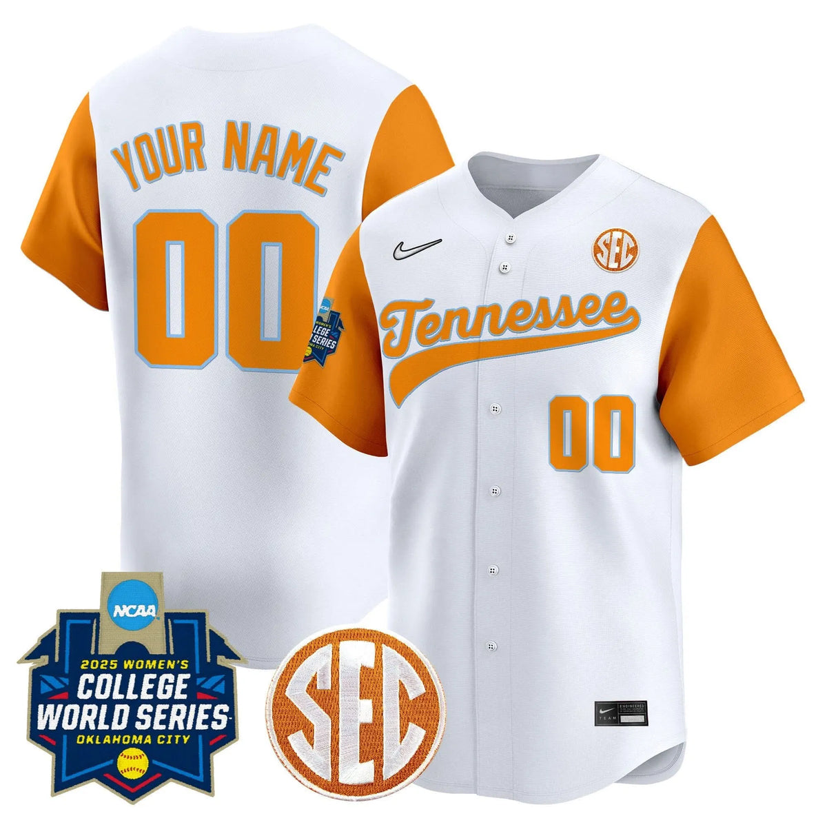 Personalized TV Softball 2026 World Series (WCWS) Vapor Premier Limited Custom Jersey - Stitched - White Stitched